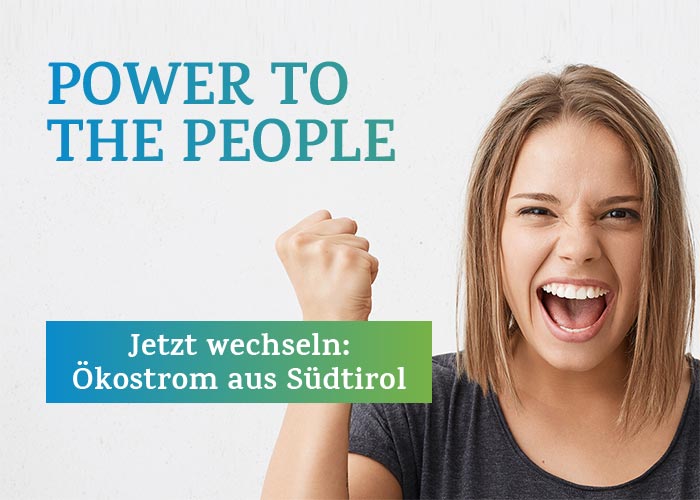 Frau jubelt - power to the people
